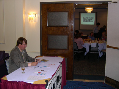 Guests Arrive to a recent Cedar Rapids Public Relations Associates Meeting