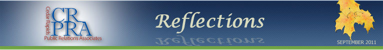 CRPRA Newsletter - Reflections - Cedar Rapids Public Relations Associates